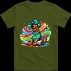 Createyou Scooby-Doo 7 - Gyermek , Sötétzöld , M