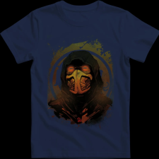 Createyou Scorpion 2 - Férfi - Sötétkék - XL férfi póló