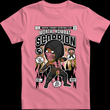Createyou Scorpion - Gyermek - Pink - XS gyerek póló