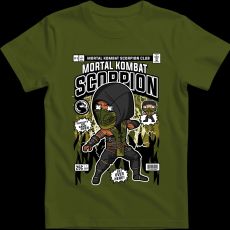 Createyou Scorpion - Gyermek - Sötétzöld - XS