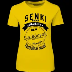 Createyou Senki sem... szakácsok - Női , Sárga , 2XL