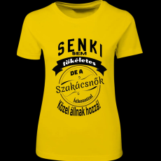 Createyou Senki sem... szakácsnők - Női - Sárga - M