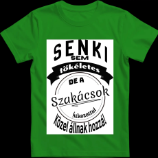 Createyou Senki sem... szakácsok - Férfi - Zöld - 3XL