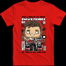 Createyou Shawn Mendes - Férfi - Piros - S