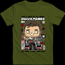 Createyou Shawn Mendes - Gyermek - Sötétzöld - S