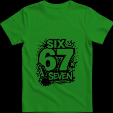 Createyou Six-Seven graffiti - Gyermek - Zöld - XL