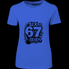 Createyou Six-Seven graffiti - Női - Királykék - M