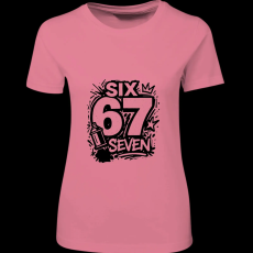 Createyou Six-Seven graffiti - Női - Pink - M