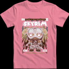 Createyou Skyrim - Férfi - Pink - M férfi póló