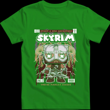 Createyou Skyrim - Férfi - Zöld - L férfi póló