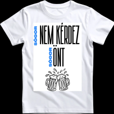 Createyou Sógor nem kérdez - Férfi , Fehér , L férfi póló