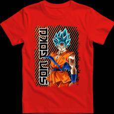 Createyou SON GOKU - Férfi - Piros - 3XL