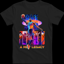 Createyou SPACE JAM - Férfi - Fekete - L férfi póló