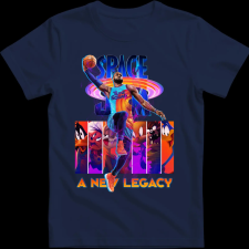 Createyou SPACE JAM - Gyermek - Sötétkék - M gyerek póló