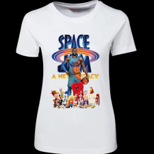 Createyou SPACE JAM LEBRON JAMES - Női - Fehér - L női póló