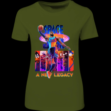Createyou SPACE JAM - Női - Sötétzöld - S női póló