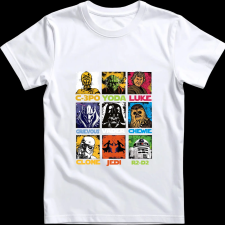 Createyou Star Wars 2 - Gyermek - Fehér - XL gyerek póló
