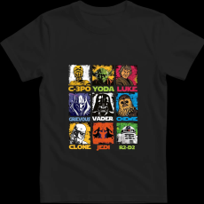 Createyou Star Wars 2 - Gyermek - Fekete - S