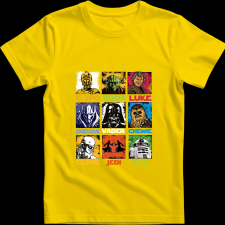 Createyou Star Wars 2 - Gyermek - Sárga - S gyerek póló