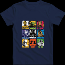 Createyou Star Wars 2 - Gyermek - Sötétkék - XL gyerek póló