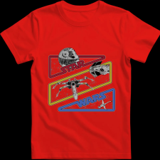 Createyou Star Wars 4 - Férfi - Piros - L férfi póló