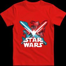 Createyou Star Wars 5 - Férfi - Piros - 2XL férfi póló