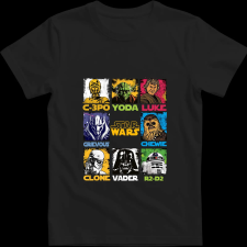Createyou Star Wars - Férfi - Fekete - 2XL férfi póló