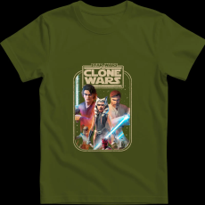 Createyou Star Wars Klón háborúk 2 - Férfi - Sötétzöld - 2XL