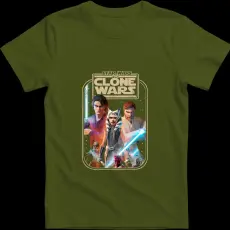Createyou Star Wars Klón háborúk 2 - Férfi - Sötétzöld - M