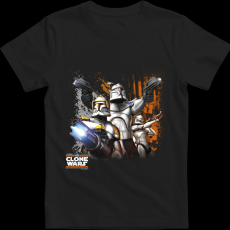 Createyou Star Wars Klón háborúk - Férfi - Fekete - S