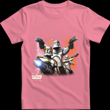 Createyou Star Wars Klón háborúk - Férfi - Pink - XL férfi póló