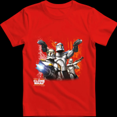 Createyou Star Wars Klón háborúk - Gyermek - Piros - M