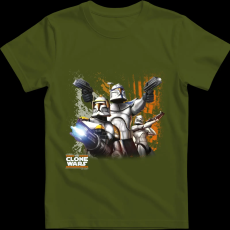 Createyou Star Wars Klón háborúk - Gyermek - Sötétzöld - M