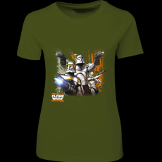 Createyou Star Wars Klón háborúk - Női - Sötétzöld - S