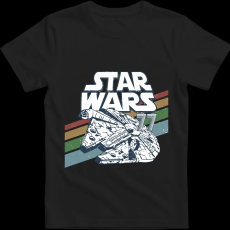 Createyou Star Wars Millennium Falcon 2 '77 - Férfi - Fekete - 3XL