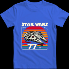 Createyou Star Wars Millennium Falcon '77 - Férfi - Királykék - XL