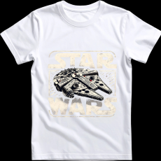 Createyou Star Wars Millennium Falcon - Férfi - Fehér - XL