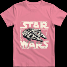 Createyou Star Wars Millennium Falcon - Férfi - Pink - S férfi póló