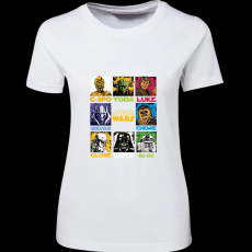 Createyou Star Wars - Női - Fehér - 2XL