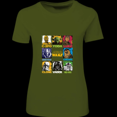 Createyou Star Wars - Női - Sötétzöld - S