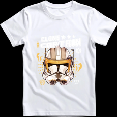 Createyou Star Wars Rex klón kapitány 2 - Gyermek - Fehér - M