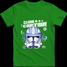 Createyou Star Wars Rex klón kapitány - Férfi - Zöld - 3XL férfi póló