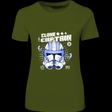 Createyou Star Wars Rex klón kapitány - Női - Sötétzöld - S női póló