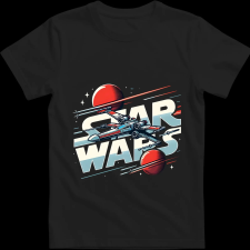 Createyou Star Wars X-Wing 2 - Férfi - Fekete - M férfi póló