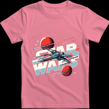 Createyou Star Wars X-Wing 2 - Férfi - Pink - S férfi póló