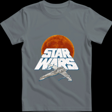 Createyou Star Wars X-Wing 3 - Férfi - Szürke - 2XL férfi póló