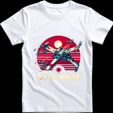 Createyou Star Wars X-Wing 4 - Férfi - Fehér - XL férfi póló