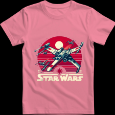Createyou Star Wars X-Wing 4 - Férfi - Pink - S férfi póló