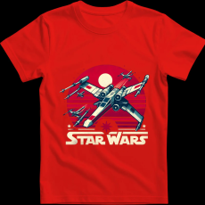 Createyou Star Wars X-Wing 4 - Gyermek - Piros - XL