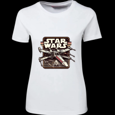 Createyou Star Wars X-Wing 5 - Női - Fehér - L női póló